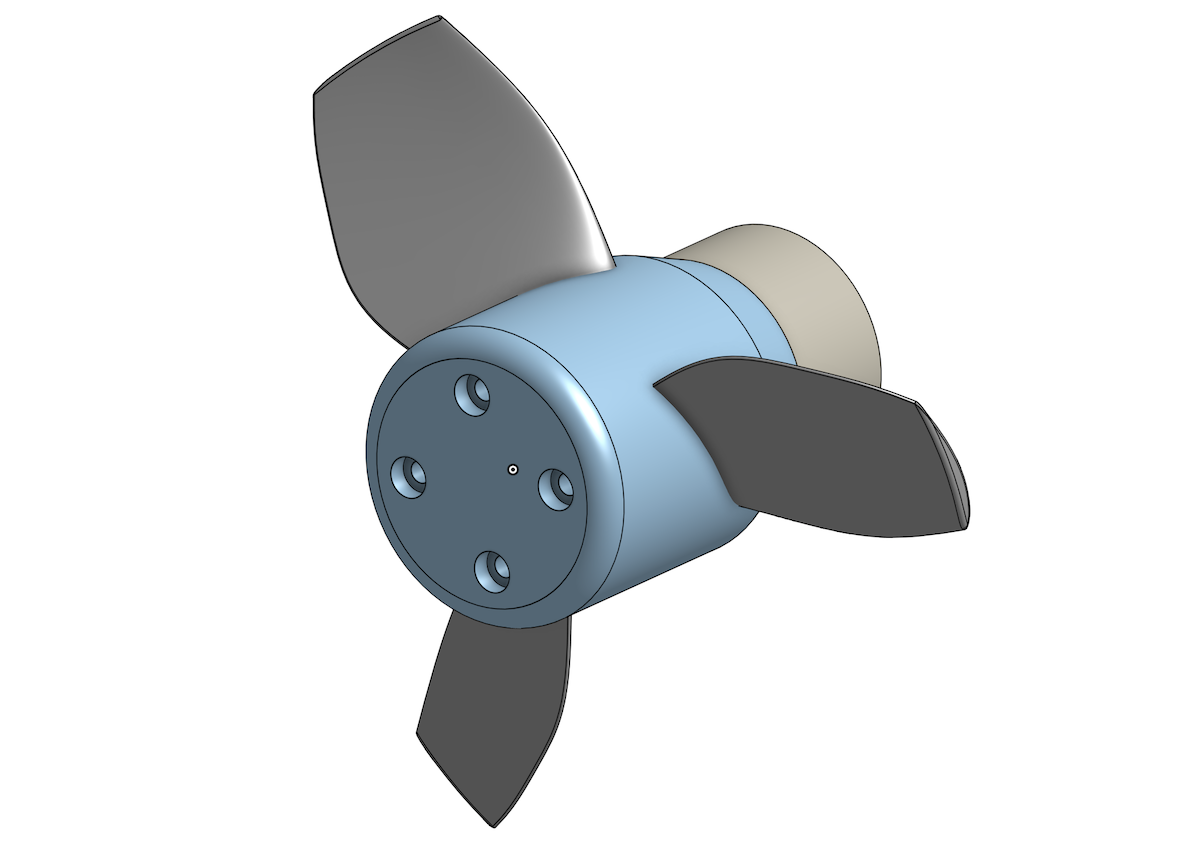3D print of propeller