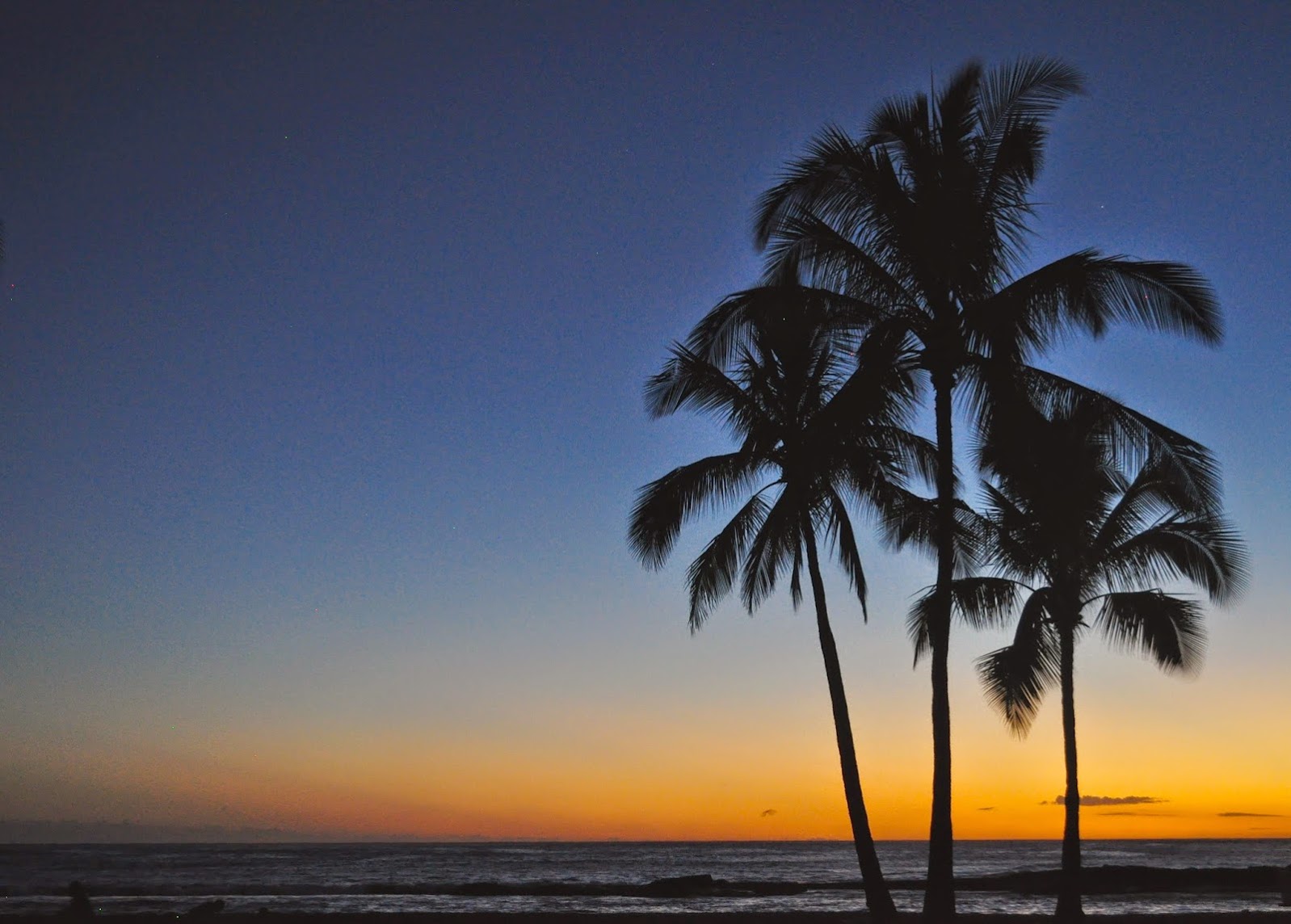 Hawaii sunset.